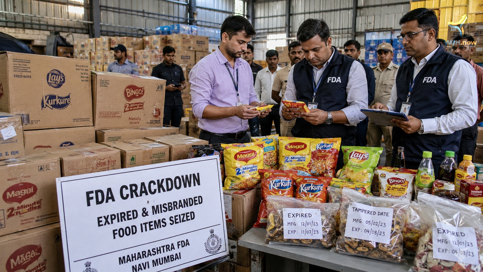 FDA Seizes ₹75 Lakh Maggi, Lay's, Kurkure in Navi Mumbai: Expiry Dates Were Altered