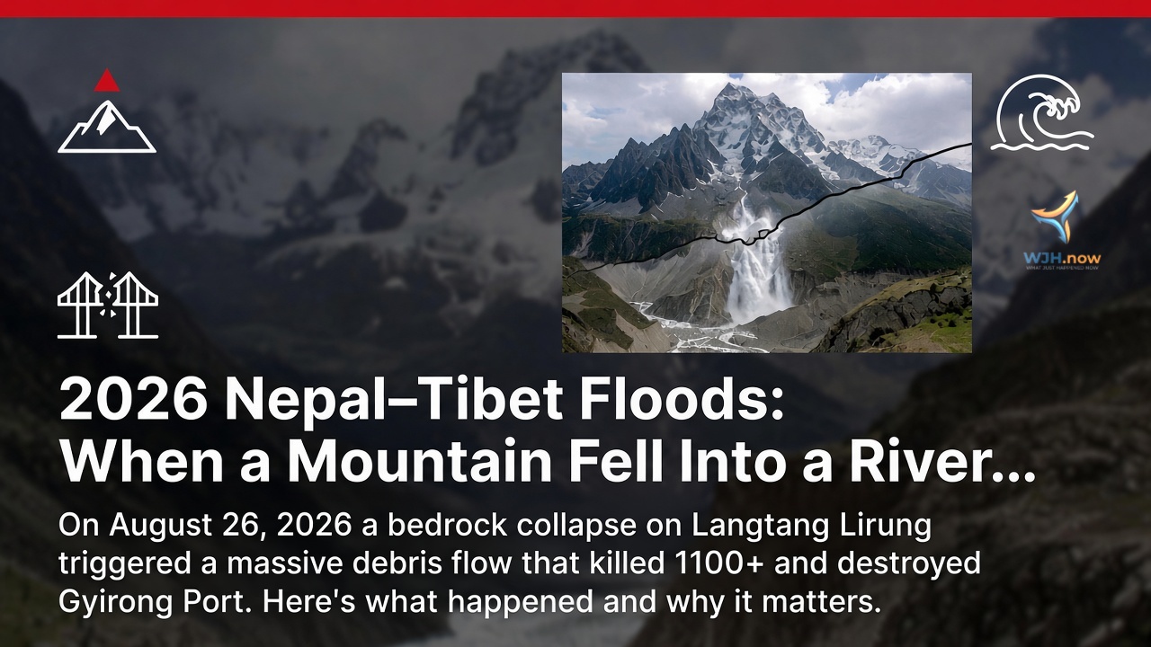 2026 Nepal–Tibet Floods: When a Mountain Fell Into a River